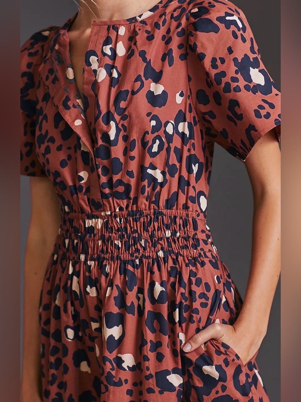 ANTHROPOLOGIE The Somerset Maxi Dress in Cheetah Print - Picture 2 of 7